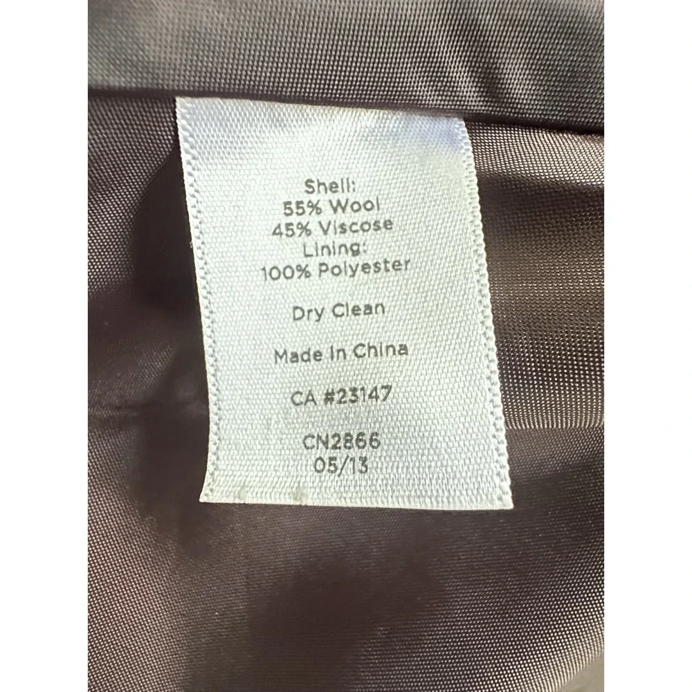 Talbots Skirt Womens 2 Petite Plaid Wool‎ Blend Lined Career Work Office READ